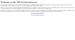Desktop Screenshot of mcforum.net